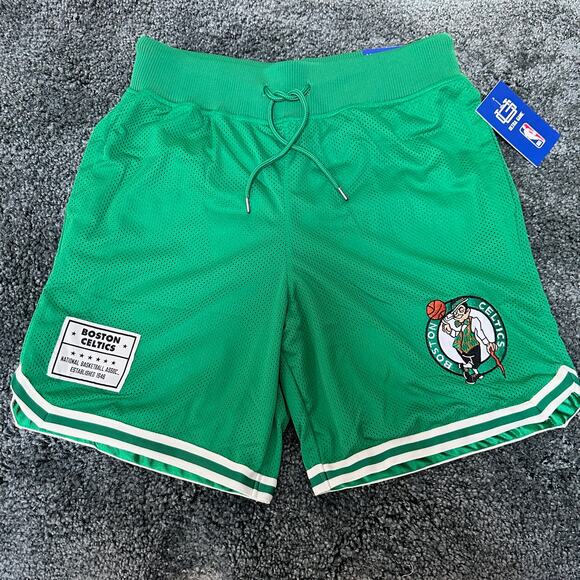 Mens Boston Celtics NBA Ultra Game Kelly Green King Court Player Shorts Medium - Picture 1 of 15